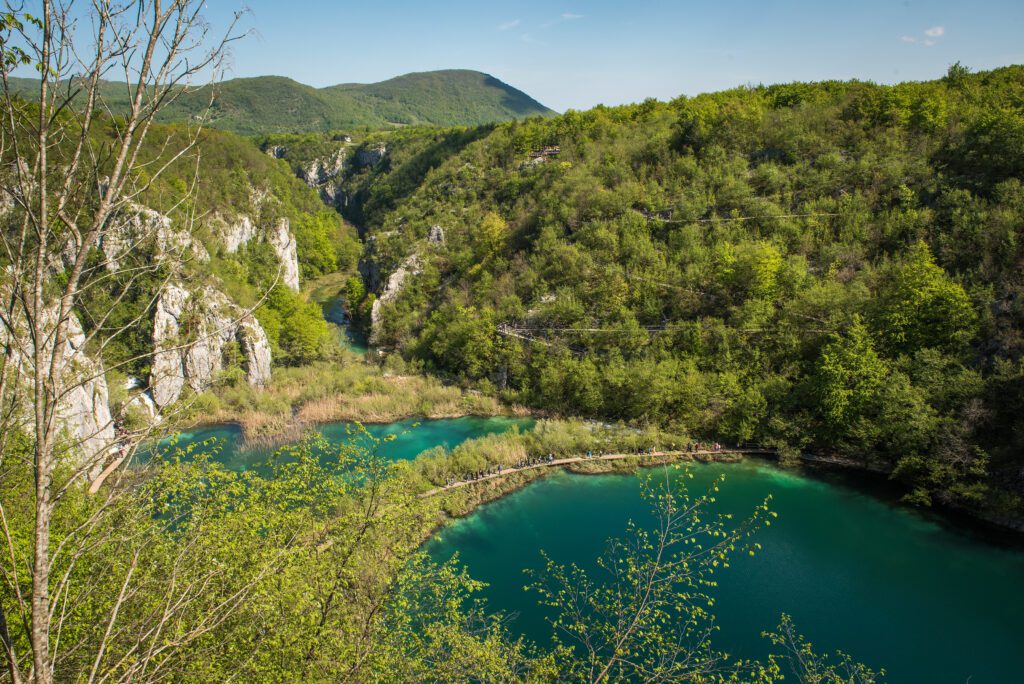 Národný park Plitvické jazerá v Chorvátsku