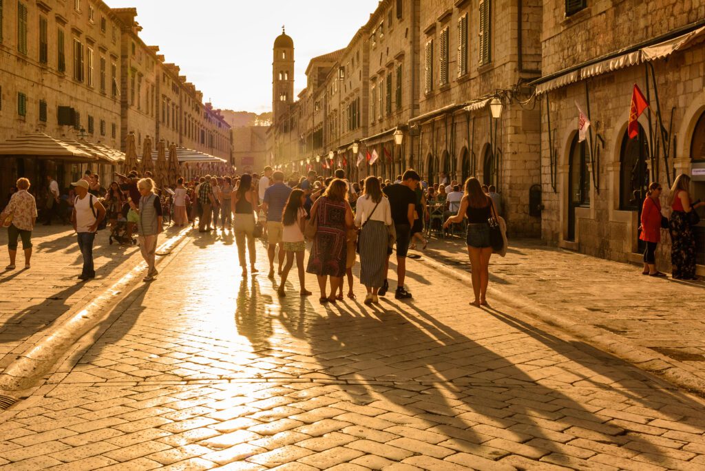 Ulica Stradun, čo vidieť v Dubrovníku
