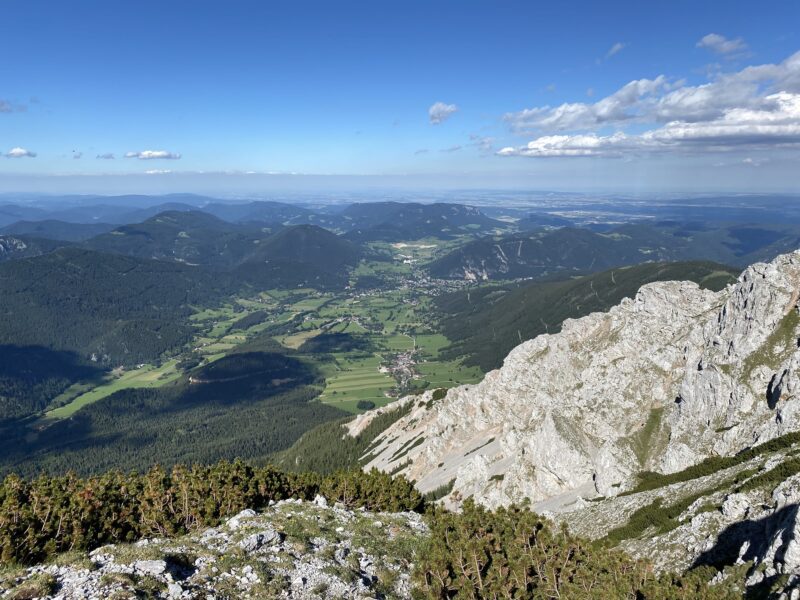 FOTOblog - Výlet na Schneeberg v Rakúsku - panoramatický výhľad na krajinu