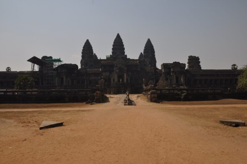 Angkor Wat v Kambodži - vežičky