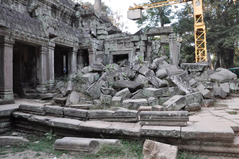 Rozvaliny v chráme Ta Prohm