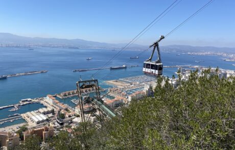Lanovka klesajúca do Gibraltáru