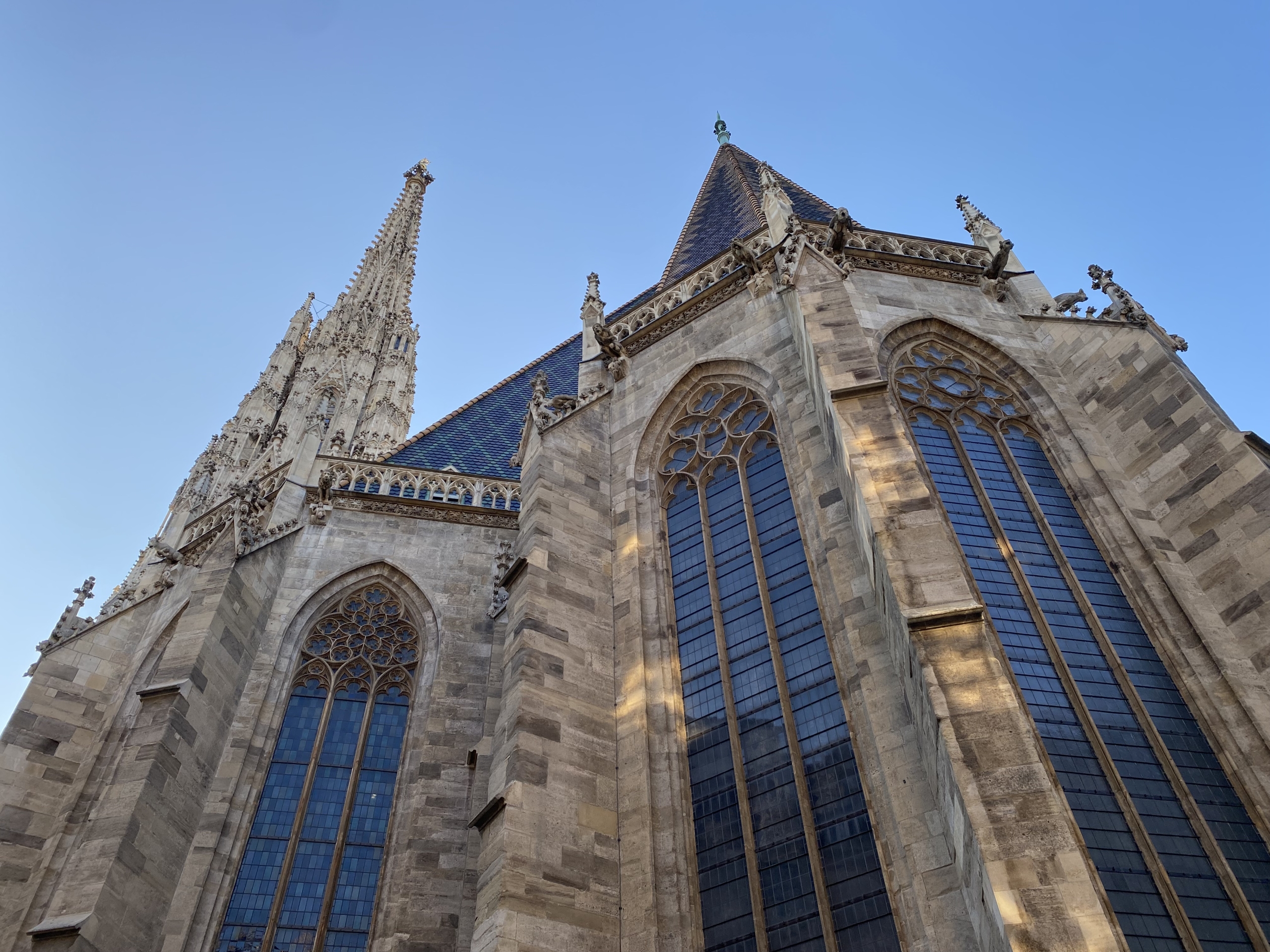 Viedeň Vonkajšia časť Stephansdom