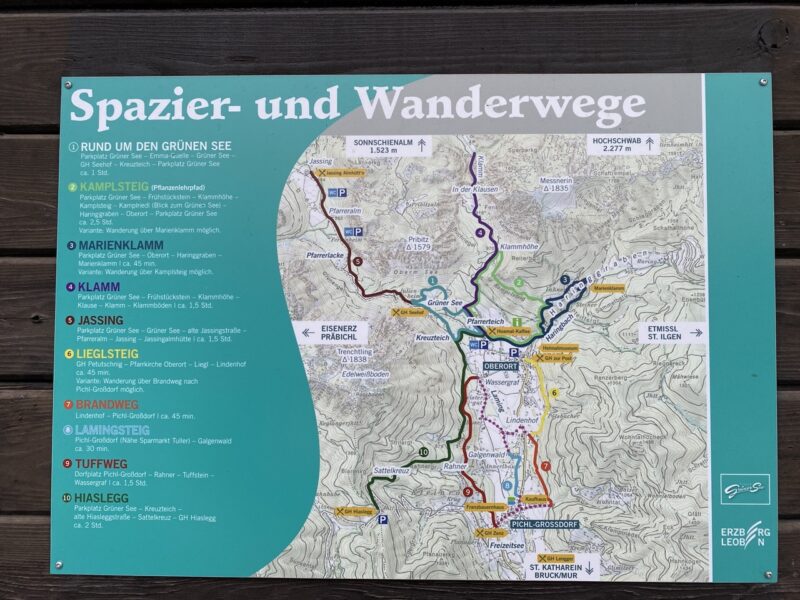 Jazero Grüner See v Rakúsku