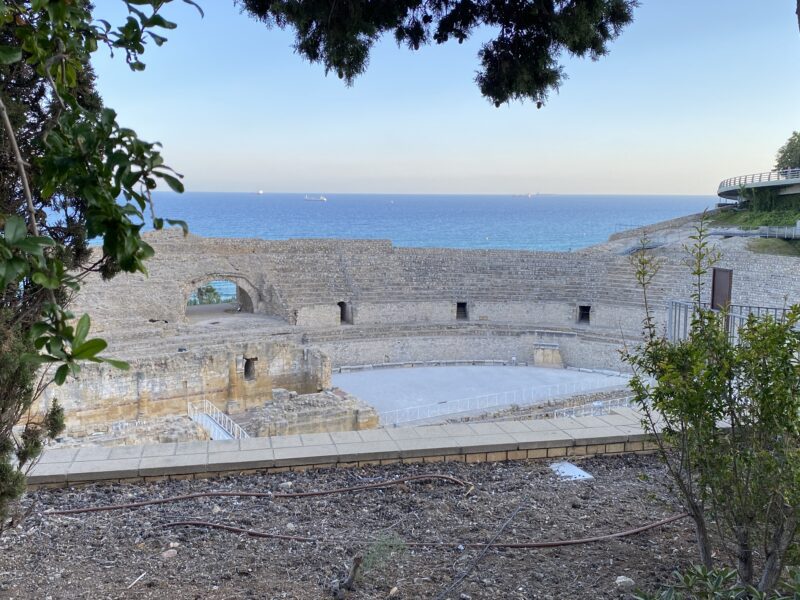 Tarragona pohľad na starorímsky amfiteáter